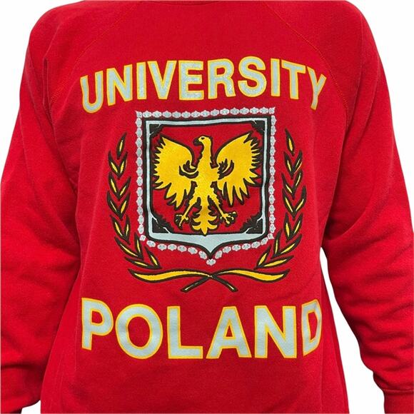 Vintage university of Poland Crewneck L - Picture 2 of 4